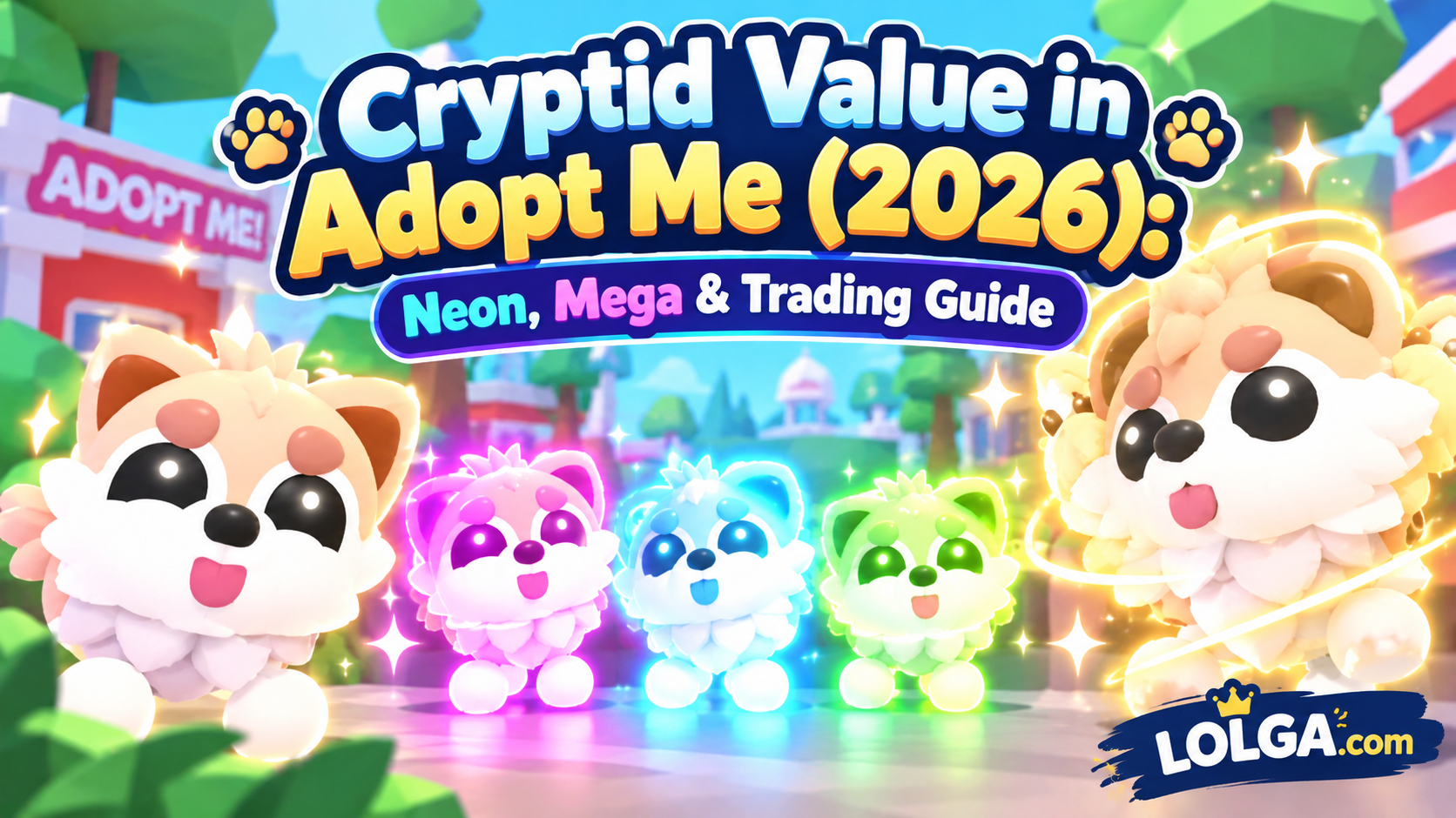 Cryptid Value in Adopt Me (2026): Neon, Mega & Trading Guide